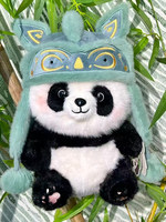 Peluche Panda Hua Hua Sanxingdui ultra douce en coton PP, 31cm-50cm, cadeau idéal pour bébés ; même modèle que le panda de Chengdu