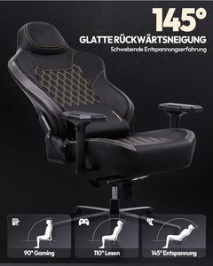 <span class=keywords><strong>Chaise</strong></span> de Gamer Pro 2026 – Fauteuil Inclinable <span class=keywords><strong>Ergonomique</strong></span> pour Gaming et <span class=keywords><strong>Bureau</strong></span>, avec Accoudoirs 4D et Support Lombaire – Noir - Product Image 2