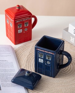 Retro 3D cảnh sát người Anh Booth Shaped <span class=keywords><strong>Mug</strong></span> gốm thời trang Quà Tặng thủ công mặt hàng trang trí cho sử dụng hàng ngày - Product Image 6