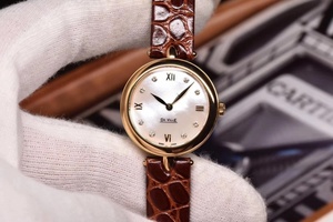 Reloj de Lujo de Alta Gama con Movimiento de Cuarzo, Correa de Cuero de Cocodrilo, Marcadores de Hora con Diamantes, Bisel con Diamantes, Resistente al Agua para Omegaes - Product Image 4