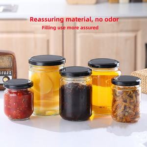 Hũ thủy tinh miệng rộng đựng mật ong, mứt, dưa chua, thực phẩm, dung tích 100ml, 240ml, 350ml, 500ml, 750ml, 1000ml, có nắp kim loại, sản xuất theo yêu cầu. - Product Image 4