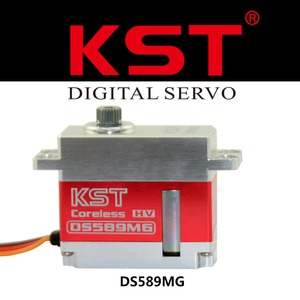 Servo Original KST DS589 7.4V/8kg/0.09seg con Engranajes de Acero, Mini Servo Ciclónico para Helicópteros 500, Certificado CE/FCC, con Rodamientos de Bolas 2BB - Product Image 2