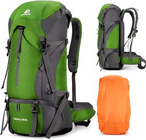 Échantillon gratuit Sac à dos tactique MOLLE 45L personnalisé en polyester pour la randonnée, le sport et la chasse, vente en gros de sacs à dos pour hommes - Product Image 5