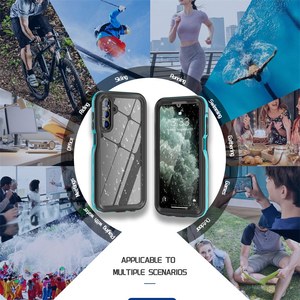 Per Samsung <span class=keywords><strong>galaxy</strong></span> A15 5G / 4G <span class=keywords><strong>impermeabile</strong></span> IP68 subacquea 2m immersione nuoto resistente agli urti TPU + PC custodia per intero corpo - Product Image 6