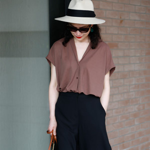 Camicetta superiore sottile molle delle signore del tessuto delle camicette delle donne di estate Super popolari all'ingrosso della cina - Product Image 2