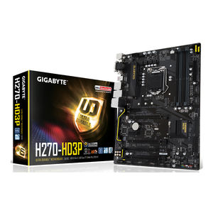 เมนบอร์ดเกมเดสก์ท็อปพีซีแบบ <span class=keywords><strong>H270</strong></span>-HD3ใช้เมนบอร์ด <span class=keywords><strong>H270</strong></span>อินเทล GA-<span class=keywords><strong>H270</strong></span>-HD3P รองรับโปรเซสเซอร์ซีพียู7th/ 6th - Product Image 2