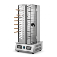 Grill électrique vertical rotatif sans fumée en acier inoxydable de qualité supérieure pour restaurants