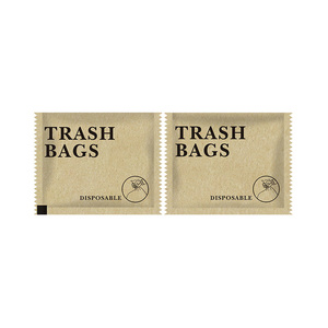 Camping en plein air et ramassage de crottes d'animaux domestiques Grand sac poubelle en plastique transparent emballé individuellement Sac poubelle écologique - Product Image 1