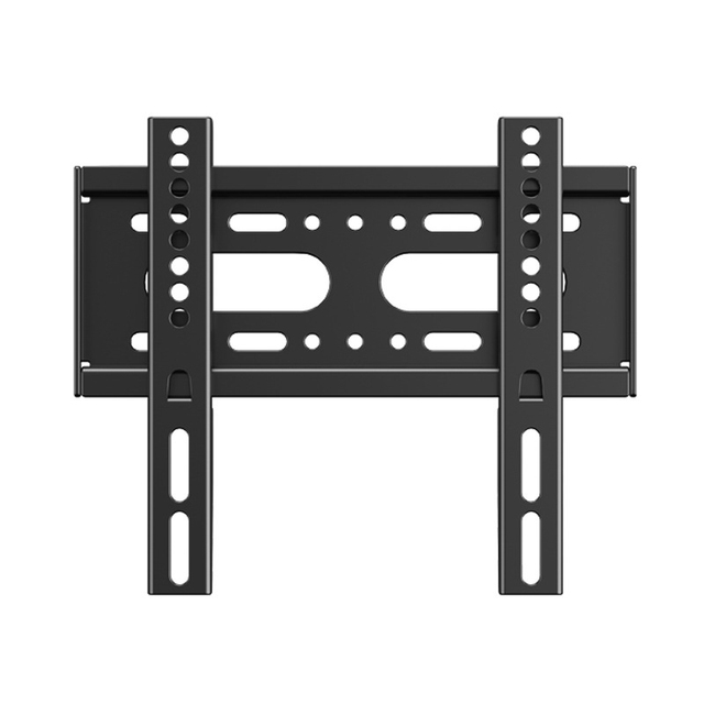 Steel TV Wall Mount Bracket Black CE Certified Tilt for Listed Mount up to VESA 200x200mm 77 Lbs 14-42 Inch Stand