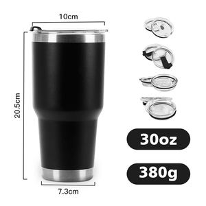 Mugs de voyage classiques en acier inoxydable 304 de 30 oz avec couvercle magnétique, écologiques, durables, gobelets isothermes, conception en gros pour le camping et l'extérieur - Product Image 4