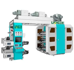 Высокоскоростная флексографская печатная машина с 6 цветными лентами для BOPP PE