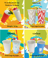 Gobelet en aluminium recyclable de 20 oz, gobelet en métal durable pour boissons froides, pour événements, fêtes, cafés, restaurants