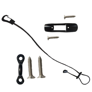Ensemble de crochets de laisse pour planche à pagaie, élastiques, en acier inoxydable, pour lacs, rivières, utilisation en extérieur - Product Image 1