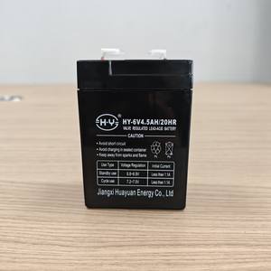 Свинцово-кислотный аккумулятор 4.5В 6Ач, герметичный, перезаряжаемый, 20 часов, для электроинструментов - Product Image 1