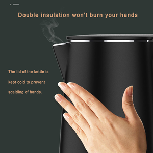 <span class=keywords><strong>Creade</strong></span>-hervidor de agua eléctrico portátil para hotel, tetera eléctrica pequeña de acero inoxidable de 1L, hervidor de agua eléctrico con temperatura - Product Image 5