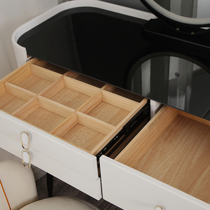 Vente en gros de 6 coiffeuses intelligentes, coiffeuse sans fil, lampe de charge, meubles de chambre à coucher pour filles de luxe, table de maquillage avec miroir - Product Image 5