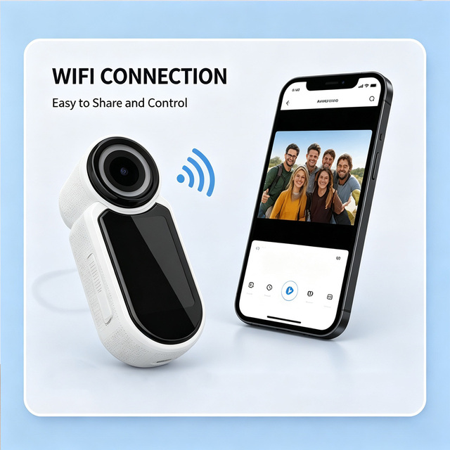 Mini Wifi Thumb Action Camera 1080P 4K Magnetic Sports Camera Cycling Pov Recording Body Cam Thumb Action Camera