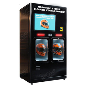 Máquina expendedora comercial MYCAMP para limpieza de cascos de motocicleta, unidad inteligente de lavado y secado multi-cabina - Product Image 5
