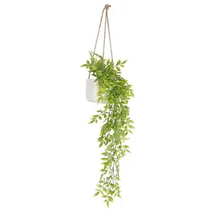 Wholesale Ivy Vine hängen grüne pflanzen, kunststoff wohnkultur topf künstliche blume