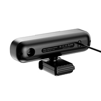 Kamera Web dengan penutup privasi, kamera Web 2K HD dengan mikrofon untuk Desktop, kamera komputer USB dengan penutup kamera Web & dudukan kamera Web