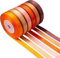 Ruban en polyester simple face Ruban en polyester de couleur unie Ruban en satin Tissu en satin pour bricolage Fleur Arc Artisanat Cadeau Fête de mariage