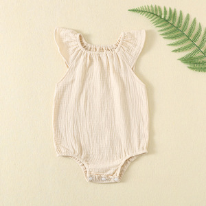 Wholesale <strong>Baby</strong> Grow <strong>Girls</strong> <strong>Baby</strong> Bodysuit Cotton <strong>Muslin</strong> Clothes Onesie Newborn <strong>Baby</strong> Knit Rompers - Product Image 4