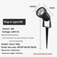 Outdoor-Hotel IP65 Wasserdichte COB-Aluminium-Bodenleuchte für Baumbeleuchtung mit 120° Abstrahlwinkel und >90 CRI