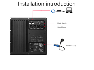 Système de sonorisation professionnel 3 canaux 2*400W 1*1200W Amplificateur de puissance DSP Équipement audio comprenant des amplificateurs de subwoofer - Product Image 4