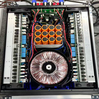 TD 4*2000W Profesyonel Güç Amplifikatörü Saf Bakır Transformatör Kullanır ve DJ Sahneleri, Partiler ve Kiliseler için Uygundur.
