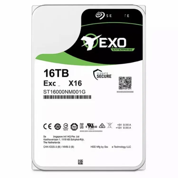 3.5'' Seagat.e Exos 8/10/12/14/16/18/22/26 TB Desktop W.D HDD Internal Hard Disk Drive ST12000NM0008 For Computer