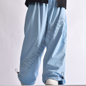 Venta al por mayor unisex esquí nieve pantalones OEM logotipo personalizado impermeable cortavientos tela poliéster nailon impreso técnica Snowboard - Product Image 1