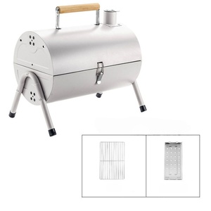 Portable Charcoal <b>Grill</b>,Tabletop Charcoal <b>Grill</b>,<b>BBQ</b> <b>Grill</b> for Outdoor Cooking Camping,Picnics,Backyard,Balcony-Black and White - Product Image 2