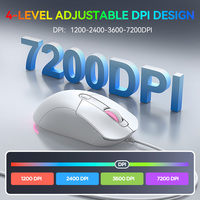 Souris de jeu optique filaire USB T-WOLF G550 avec boutons latéraux DPI réglables pour la maison, le bureau, l'ordinateur portable, l'ordinateur de bureau, accessoires informatiques