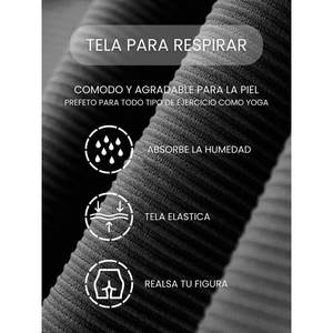 Pantalones Cortos de Ciclismo de Alta Calidad con Cintura Alta y Estampado de Semillas, 80% Poliamida, 20% Elastano, Color Negro - Product Image 4