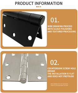 บานพับโลหะทรงเหลี่ยมแบน3.5นิ้วทันสมัยสำหรับประตูตู้เสื้อผ้าห้องนอนส่งตรงจากโรงงาน - Product Image 5