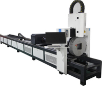 Machine de découpe laser industrielle CNC 3000W à alimentation automatique pour tubes métalliques, découpeuse laser à fibre avec graphique IA et rail de guidage HIWIN PLT