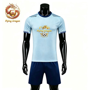 Nouveaux maillots de football personnalisés pour hommes avec impression par transfert thermique et séchage rapide. Nom et numéro personnalisés pour les maillots de football - Product Image 1
