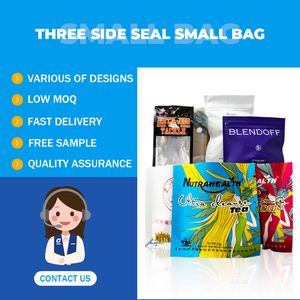 कस्टम मुद्रित लोगो 10 ग्राम मिर्च पाउडर गर्मी सील नमूना साकेट पैकेजिंग फ्लैट नमी-प्रूफ पाउच तीन साइड सील बैग - Product Image 5