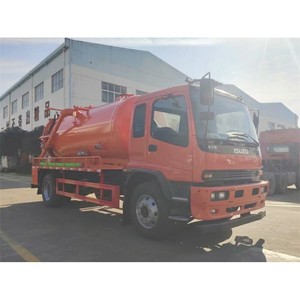 Camión de Succión al Vacío Isuzu de 10 Toneladas de Capacidad, Camión de Dragado y Limpieza de Tuberías de Alcantarillado, Camión de Drenaje de Emergencia Municipal - Product Image 5
