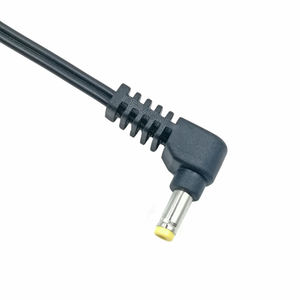 2-aderige PVC-kabel 90 graden rechte hoek DC 5,5 mm x 2,5 mm DC-voedingskabel 2.1 5.5 - Product Image 4
