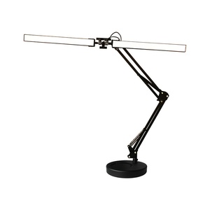 Lámpara de Escritorio LED de Doble Cabezal con Brazo Largo, Pantalla Metálica, Alimentación USB, Iluminación Ultrabrillante y Amigable con los Ojos para Estudiar, Dibujar y Trabajar con la Computadora - Product Image 5