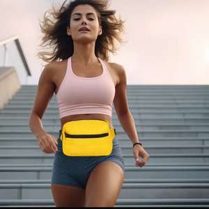 Mini sac banane de course à pied extérieur, sac banane imperméable, fermeture éclair, taille personnalisée, unisexe, sac banane de sport <span class=keywords><strong>portable</strong></span> - Product Image 6