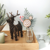 Weihnachts baums pray picks mit Plastik bonbon keks Weihnachts dekorationen künstliche Weihnachts pickel