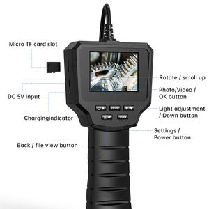 Caméra d'endoscopie industrielle vidéo Inskam 128A avec 8 LED, caméra d'inspection portable professionnelle avec écran de 2,4 pouces - Product Image 2