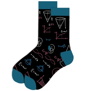 Chaussettes en coton unisexes décontractées personnalisées avec logo pour hommes - Chaussettes tricotées respirantes, écologiques, fantaisie et amusantes à motifs - Product Image 5