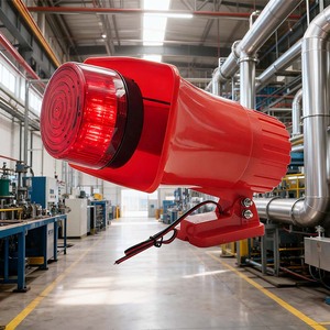 Alarma de sirena de seguridad con sonido y luz 5C-115 Alarma automática de incendio para ventana de puerta de casa para sistema de seguridad - Product Image 4