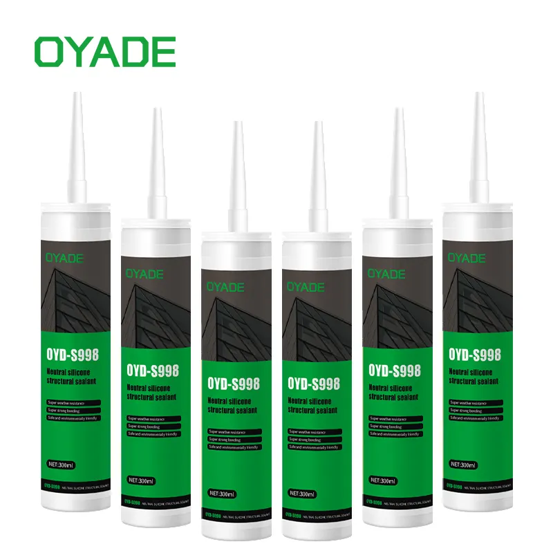 ราคาโรงงาน OYADE-S998A-กาวโครงสร้างผนังม่านขนาดใหญ่ OYADE สายพันธะสูง