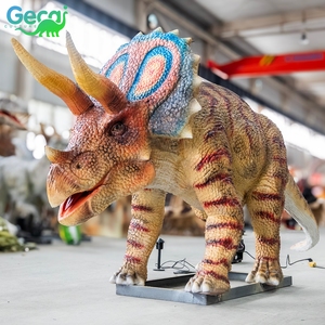 Gecai <span class=keywords><strong>Jurassic</strong></span> Dino <span class=keywords><strong>Park</strong></span>, Animales Animatrónicos de Tamaño Real, Dinosaurios, <span class=keywords><strong>Triceratops</strong></span> - Product Image 1