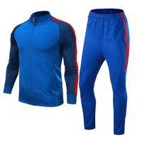 Ensemble de survêtement de football 21 pièces pour homme – Veste zippée et pantalon de jogging – Tenue de sport complète