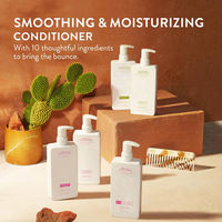 Marque privée Ensemble shampooing et après-shampoing bio pour la croissance des cheveux sans sulfate Crème Gel OEM Après-shampoing aux fleurs de vanille et de cactus